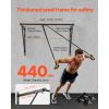 Pull Up Bar, 50 in Width Wall Mounted Pull Ups, Adjustable Depth 22" or 30" from Wall, Heavy Duty Steel Upper Body Workout Bars