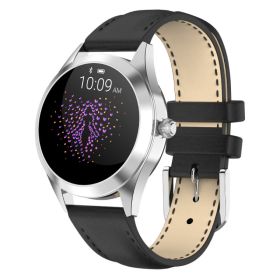 Heart Rate Monitoring Sports Step Smart Bracelet (Option: Black-Steel)