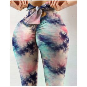 Hip-Lifting Sweatpants Leggings Women's Yoga Pants Stretch Fitness Pants (Option: XXL-P1001)