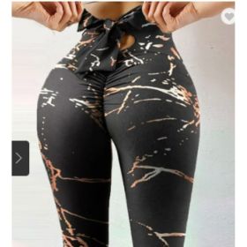 Hip-Lifting Sweatpants Leggings Women's Yoga Pants Stretch Fitness Pants (Option: XXL-Black)