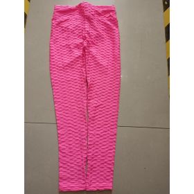 Booty Lifting Anti Cellulite Scrunch Leggings Without Pocket (Option: Rose red-4XL)