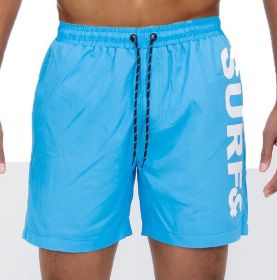 Surf&Beach Swim Shorts (Color: Blue, size: M)