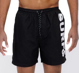 Surf&Beach Swim Shorts (Color: Black, size: 2XL)