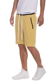Weiv Mens French Terry Sweat Short (Color: Black, size: 2XL)