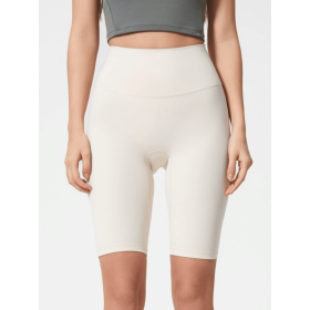 JupiterGear High-Rise Long Shorts (Color: White, size: 6)