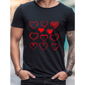 Celebrate in Style with This 100% Cotton Men's Valentine's Day Tee (Style: 209)