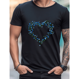Celebrate in Style with This 100% Cotton Men's Valentine's Day Tee (Style: 216)