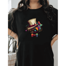 Casual Women's Cotton T-Shirt with Bow Detail - Trendy and Comfortable for Every Season (Style: 455)