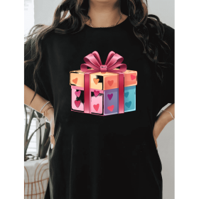 Casual Women's Cotton T-Shirt with Bow Detail - Trendy and Comfortable for Every Season (Style: 431)