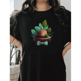 Casual Women's Cotton T-Shirt with Bow Detail - Trendy and Comfortable for Every Season (Style: 427)