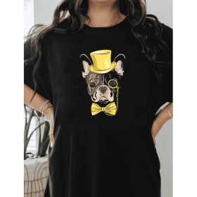 Casual Women's Cotton T-Shirt with Bow Detail - Trendy and Comfortable for Every Season (Style: 369)