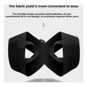 Fitness Heavy Shoulder Straps, Adjustable Fitness Posture Corrector Training Straps, Back Straightener Posture Corrector For Men Weight Training, Pres (Option: S)